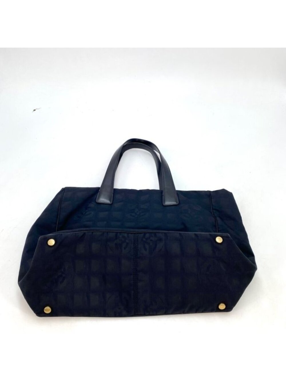 Chanel Tote New Travel Line Black CC Logo - Picture 14 of 16